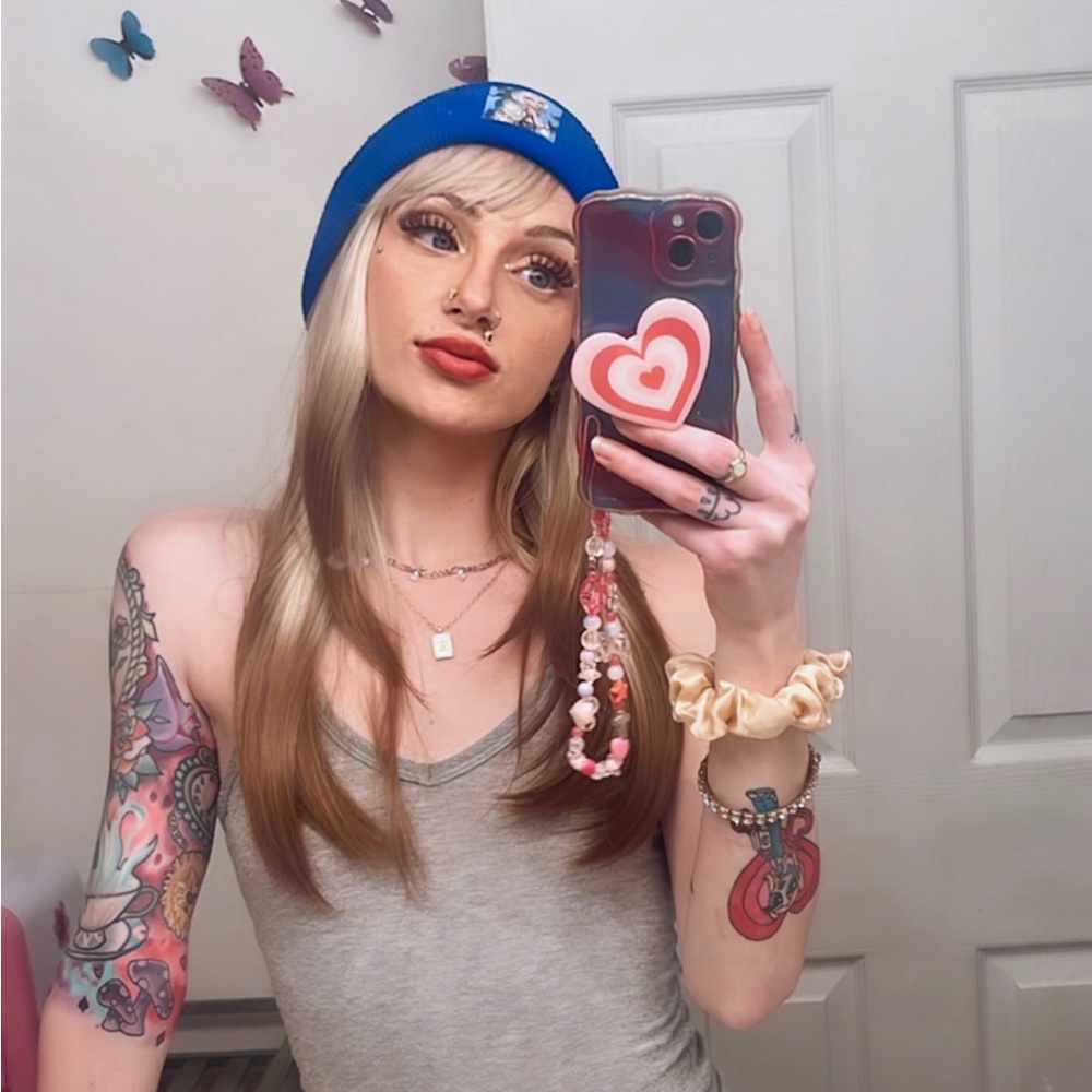 Blonde/brown ombré wig - Picture 3 of 3